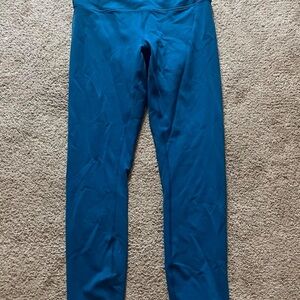 Lululemon blue wunder train leggings 25”